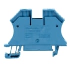 WEIDMULLER - Morsettiera passante blu per collegamento a vite, 16 mm², 76 A, 690 V, 2 collegamenti su 1 piano, TS 35, materiale Wemid resistente fino a 120 °C, certificato V-0, codice prodotto WDU 16N BL.