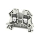 WEIDMULLER - Morsettiera passante WDU 6 WS, bianco, 6 mm², 41 A, 800 V, 2 collegamenti, TS 35, V-0, Wemid, 130 °C.
