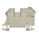 WEIDMULLER - Morsettiera passante WDU 10/ZR, collegamento a vite, beige scuro, 10 mm², 57 A, 800 V, 2 collegamenti, 1 piano, TS 35, V-0, Wemid, 120 °C.