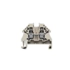 WEIDMULLER - Morsettiera passante a vite, Beige scuro, 4 mm², 32 A, 500 V, 2 collegamenti, 1 piano, TS 35, V-0, Wemid, 130 °C, WDU 4N.