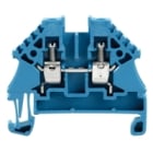 WEIDMULLER - Morsettiera passante a vite blu 4 mm² 32 A 500 V, 2 collegamenti, 1 piano, TS 35, V-0, Wemid, 130 °C WDU 4N BL.