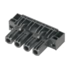 WEIDMULLER - Connettore 7.62mm BLL 7.62HP/04/90F 3.2SN BK BX.