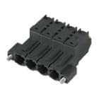 WEIDMULLER - Connettore 7.62mm SLF 7.62HP/04/180F SN BK BX.