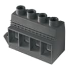WEIDMULLER - Morsetto per circuito stampato 15.00 mm LXXX 15.00/04/90FL 4.5SN BK BX.