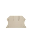 WEIDMULLER - Piastra terminale 56mm x 1.5mm Beige scuro WAP 2.5-10.