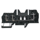 WEIDMULLER - Morsetto componibile portafusibile, molla autobloccante, nero, 6 mm², 57 A, 500 V, numero di collegamenti: 2, numero di piani: 1, TS 35, V-0, Wemid ZSI 2X6/4X2.5 FC. 1058520000