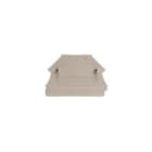 WEIDMULLER - Piastra terminale per morsetti, Beige scuro, Posizione verticale: 44 mm, Larghezza: 1.5 mm, V-0, Wemid, bloccabile: No