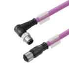 WEIDMULLER - Cavi dati in rame preconfezionati, Linea di collegamento, Numero di poli: 5, Lunghezza del cavo: 1.5 m, maschio angolato - femmina diritto SAIL-M12WM12G-CD-1.5A.