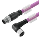 WEIDMULLER - Cavi dati in rame preconfezionati, Linea di collegamento, Numero di poli: 5, Lunghezza del cavo: 3 m, maschio diritto - femmina angolato SAIL-M12GM12W-CD-3.0B.