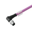WEIDMULLER - Cavi dati in rame preconfezionati, un'estremità senza connettore, 5 poli, lunghezza 10m, connettore maschio angolato SAIL-M12W-CD-10A.