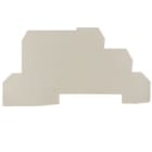 WEIDMULLER - Piastra terminale 90mm x 1.5mm Beige scuro WAP WDL2.5.