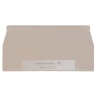 WEIDMULLER - Piastra terminale 65mm x 1.5mm Beige scuro WAP WTL6/1.