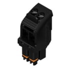 WEIDMULLER - Connettore a vite, Leva sgancio nera, 5.00 mm BHZ 5.00/02/90LH BK/BK.
