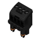 WEIDMULLER - Connettore leva sgancio nera 5.00 mm BHZ 5.00/04/90LH BK/BK.