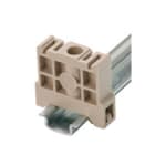 WEIDMULLER - Terminale fissaggio in plastica beige scuro EW 15/2.