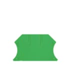WEIDMULLER - Piastra terminale 56mm x 1.5mm verde WAP 2.5-10 GN.