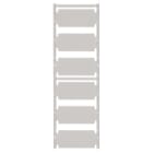 WEIDMULLER - Siglatura dispositivi CC 30/60 MC NE GR, Larghezza: 60 mm in poliammide 66 grigio, Campo temperature di impiego: -40...100 °C. 1072670000