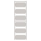 WEIDMULLER - Siglatura dispositivi CC 30/60 MC NE GR, Larghezza: 60 mm in poliammide 66 grigio, Campo temperature di impiego: -40...100 °C.