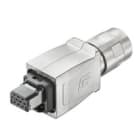 WEIDMULLER - Connettore IP67 IE-PS-V14M-HYB-10P.
