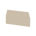 WEIDMULLER - Piastra terminale 60.3mm x 1.5mm Beige scuro WAP WTR2.5/ZZ.