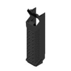 WEIDMULLER - Elemento laterale CH20M22 (custodia modulare), Larghezza: 22.5, IP20 installato, Plastica, nero, PSCSC BK 2010.