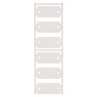 WEIDMULLER - Siglatura dispositivi, Larghezza: 60 mm, poliammide 66, bianco, Campo delle temperature di impiego: -40...100 °C CC 30/60 O4MM MC NE WS.