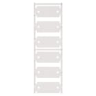 WEIDMULLER - Siglatura dispositivi, Larghezza: 60 mm, poliammide 66, bianco, Campo delle temperature di impiego: -40...100 °C CC 30/60 O4MM MC NE WS.