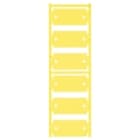 WEIDMULLER - Siglatura dispositivi, Larghezza: 60 mm, poliammide 66, giallo, Campo delle temperature di impiego: -40...100 °C CC 30/60 O4MM MC NE GE.