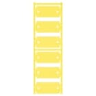 WEIDMULLER - Siglatura dispositivi, Larghezza: 60 mm, poliammide 66, giallo, Campo delle temperature di impiego: -40...100 °C CC 30/60 O4MM MC NE GE.