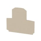 WEIDMULLER - Piastra terminale 60x1.5mm Beige scuro WAP WDK2.5/4 N.
