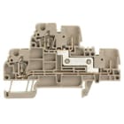 WEIDMULLER - Morsetto innestabile Beige scuro 2.5 mm² Numero di collegamenti: 4 Numero di piani: 2 V-0 Wemid ZDT 2.5/2 V.