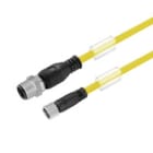 WEIDMULLER - Cavi sensore-attuatore (preconfezionati), Linea di collegamento, M12 / M8, Numero di poli: 3, Lunghezza del cavo: 10 m, maschio, diritto - femmina, SAIL-M12GM8G-3-10UGE.