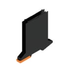 WEIDMULLER - Elemento base (custodia modulare), Larghezza: 12.5 , IP20 installato, Plastica, nero CH20M12 B BK/OR 2010