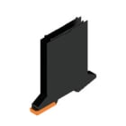 WEIDMULLER - Elemento base (custodia modulare), Larghezza: 12.5 , IP20 installato, Plastica, nero CH20M12 B BK/OR 2010