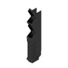 WEIDMULLER - Elemento laterale (custodia modulare), Larghezza: 12.5, IP20 installato, Plastica, nero CH20M12 S PPSC BK 2010.