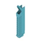 WEIDMULLER - Elemento laterale (custodia modulare), Larghezza: 12.5, IP20 installato, Plastica, Azzurro CH20M12 S PSCSC BL 2013.
