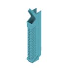 WEIDMULLER - Elemento laterale (custodia modulare), Larghezza: 12.5, IP20 installato, Plastica, Azzurro CH20M12 S PSCSC BL 2013.
