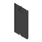WEIDMULLER - Copertura ribaltabile CH20M45 in plastica nero trasparente BK 1819.