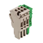 WEIDMULLER - Spina collegamento 2.5 mm² ZP 2.5/1AN/QV/4 GN/BE