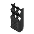 WEIDMULLER - Elemento laterale (custodia modulare), Larghezza: 45, IP20 installato, Plastica, nero CH20M45 S 2PSC/2PSC BK 2010.
