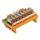 WEIDMULLER - Modulo a relè, 24 V DC, LED giallo, 8 Contatto di scambio (AgNi 90/10) , 250 V AC, 6 A, Collegamento a vite