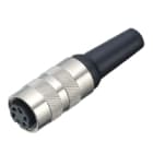 WEIDMULLER - Maschio femmina diritto connettore collegamento saldare SAIB-M16-5/9.