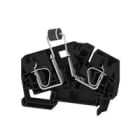 WEIDMULLER - Morsettiera portacomponenti molla autobloccante nero grafite 6 mm² 1000 V TS 35 V-0 Wemid ZDU 6-2/D+ collegamenti: 2 piani: 1.