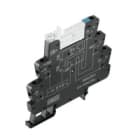 WEIDMULLER - Modulo a relè TRS 24VDC 1CO con LED verde, diodo a corsa libera e protezione contro inversione polarità. Contatto di scambio (AgNi) 250V AC, 6.