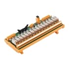 WEIDMULLER - Modulo d'interfaccia con relè, RCL, LP 5.08mm, Collegamento a vite, Connettore a norma IEC60603-13 / DIN41651, Connettore maschio 20 poli, 24 V DC ± 1, RSM-16 PLC SW 1CO S.