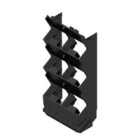 WEIDMULLER - Elemento laterale (custodia modulare) Larghezza 45 IP20 installato Plastica nero CH20M45 S 3P/3P BK 2010