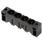 WEIDMULLER - Connettore 7.62mm SL 7.62HP/04/180F 3.2 SN BK BX.