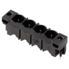 WEIDMULLER - Connettore 7.62mm SL 7.62HP/04/180LF 3.2 SN BK BX.