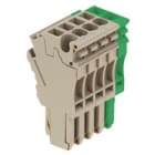 WEIDMULLER - Spina collegamento 2.5 mm² ZP 2.5/1AN/QV/5 GN/BE.
