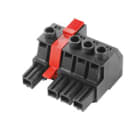 WEIDMULLER - Connettori per circuito stampato, 1000V, 78.3A, Passo 10.16mm, 16mm², 4 poli, Collegamento a vite, BUZ 10.16IT/04/180MF4 AG BK BX. 1156640000